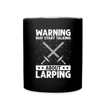 Larping Quote for Role Playing Games and Larpers - Full Colour Mug - black - Front