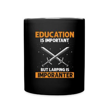 GN pour les jeux de rôle fantastiques et les combats à l’épée - Mug uni - noir - Devant