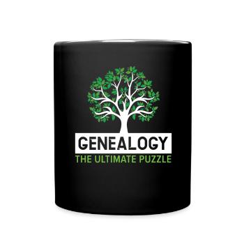 Généalogie Le mystère ultime Généalogistes - Mug uni - noir - Devant
