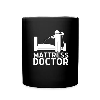 Best Salesman Bed Mattress Doctor - Tasse einfarbig - Schwarz - Vorne