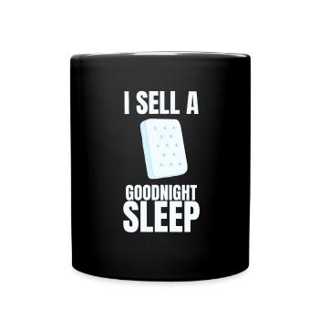 Best Salesman Bed Mattress Doctor - Tasse einfarbig - Schwarz - Vorne