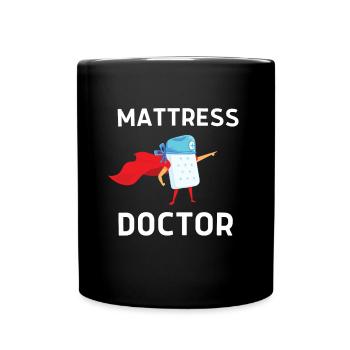Best Salesman Bed Mattress Doctor - Tasse einfarbig - Schwarz - Vorne