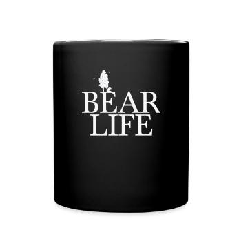 Bear Life Forest Animal - Full Colour Mug - black - Front