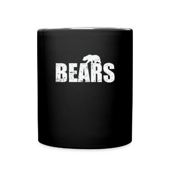 Ours dans la forêt sauvage Animal - Mug uni - noir - Devant