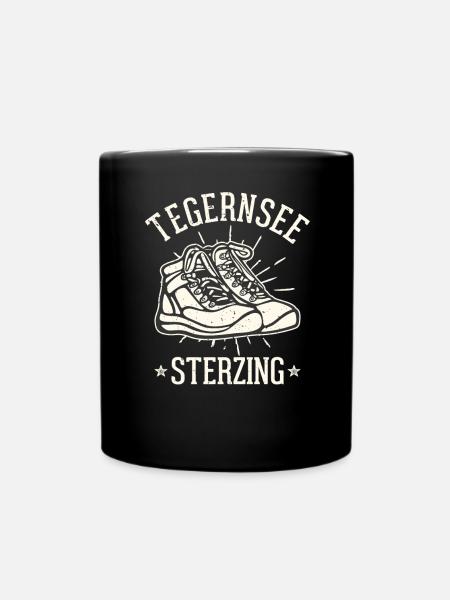 Alpenüberquerung Tegernsee Sterzing - Tasse einfarbig - Schwarz