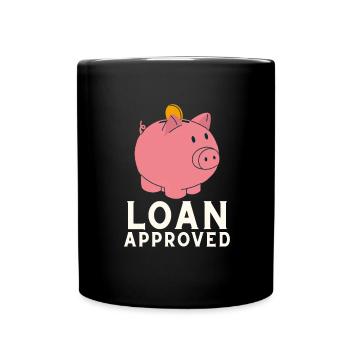 Loan Heartbeat - Agent de crédit Courtier hypothécaire - Mug uni - noir - Devant