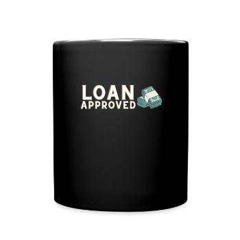 Loan Heartbeat - Agent de crédit Courtier hypothécaire - Mug uni - noir - Devant