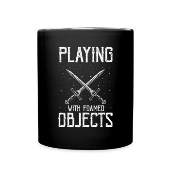 Jeu de rôle en direct pour PNJ et jeu de rôle RPG - Mug uni - noir - Devant