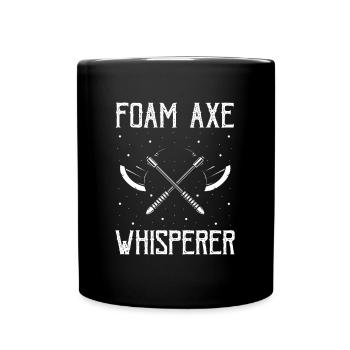 Rollenspiel Zitat für Larper und Larp - Tasse einfarbig - Schwarz - Vorne