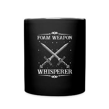Rollenspiel Zitat für Larper und Larp - Tasse einfarbig - Schwarz - Vorne