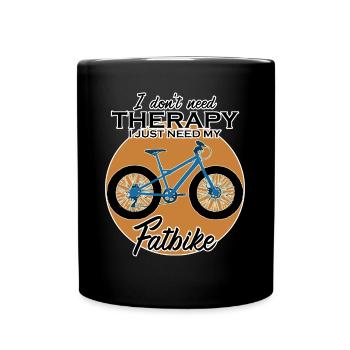 Fatbike funny Fat Bike - Full Colour Mug - black - Front