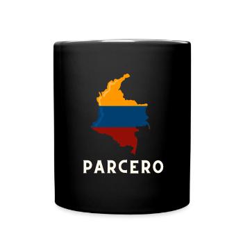 Parcero Colombia Colombian Cartagena Medellin And - Tasse einfarbig - Schwarz - Vorne
