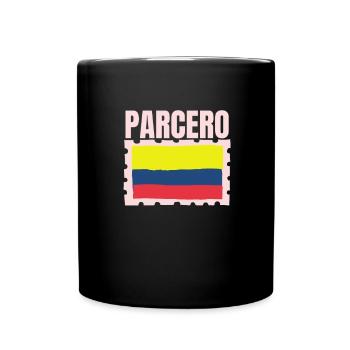 Parcero Colombia Colombian Cartagena Medellin And - Tasse einfarbig - Schwarz - Vorne