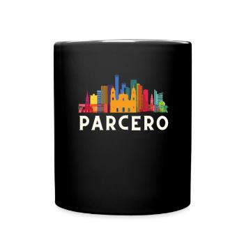 Parcero Colombia Colombian Cartagena Medellin And - Tasse einfarbig - Schwarz - Vorne
