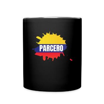 Parcero Colombia Colombian Cartagena Medellin And - Tasse einfarbig - Schwarz - Vorne