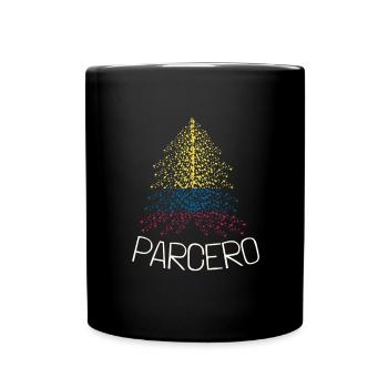 Parcero Colombia Colombian Cartagena Medellin And - Tasse einfarbig - Schwarz - Vorne