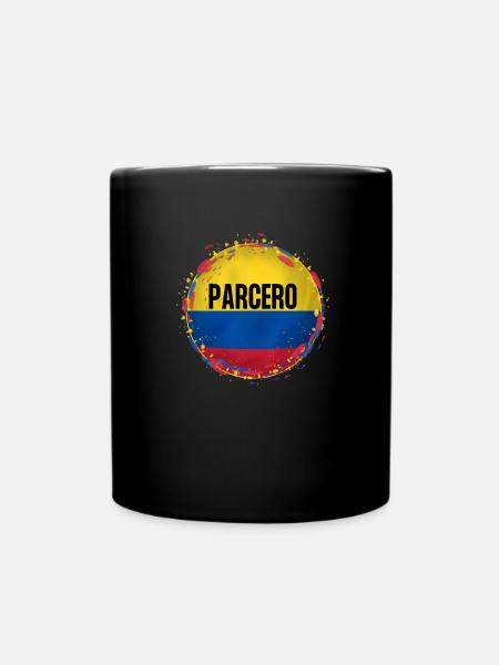 Parcero Colombia Colombian Cartagena Medellin And - Tasse einfarbig - Schwarz