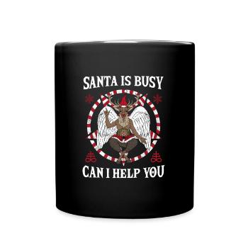 I Pentagramme du diable satanique - Mug uni - noir - Devant
