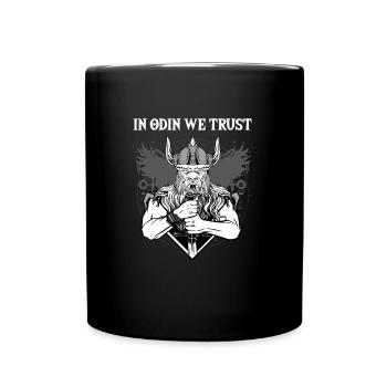 VIKING2 IN ODIN WE TRUST Kopie - Tasse einfarbig - Schwarz - Vorne