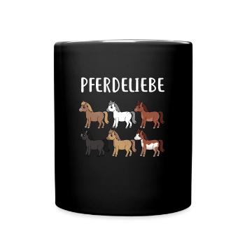 HORSESPACKPFERDELIEBE - Tasse einfarbig - Schwarz - Vorne