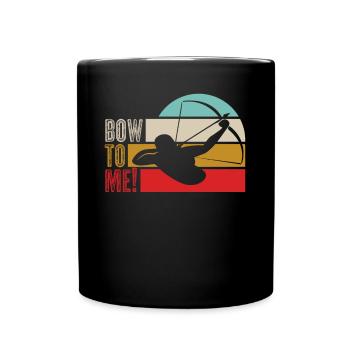 3D Archery Archer Archery - Full Colour Mug - black - Front