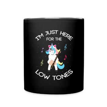 Orchestra and woodwind instrument - Full Colour Mug - black - Front
