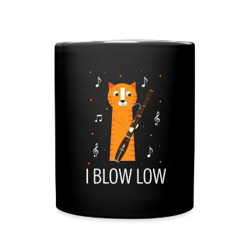 Basson Orchesta design pour bassonistes - Mug uni - noir - Devant