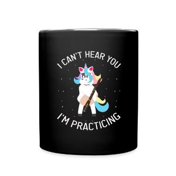 Basson Orchesta design pour bassonistes - Mug uni - noir - Devant