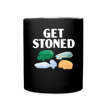 Obtenez Stoned Geology Rockhound Rock Gathering - Mug uni - noir - Devant