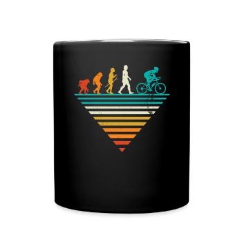 Evolution humaine - Vintage - Mug uni - noir - Devant