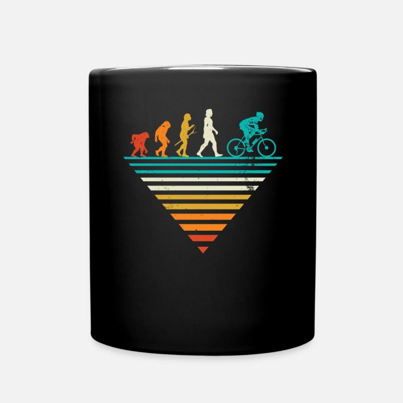 Evolution humaine - Vintage - Mug uni - noir