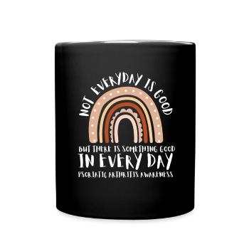 Arthrite psoriasique Guerrier et APS chronique - Mug uni - noir - Devant