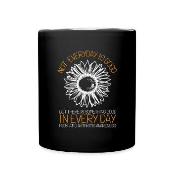 Arthrite psoriasique Guerrier et APS chronique - Mug uni - noir - Devant