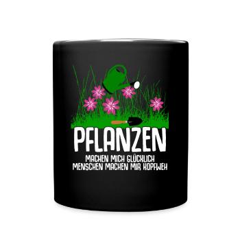 Galabauer Galabau Gärtner Gartenbau - Tasse einfarbig - Schwarz - Vorne