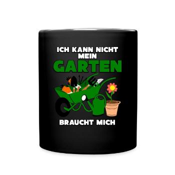 Galabauer Galabau Garten Gärtner - Tasse einfarbig - Schwarz - Vorne