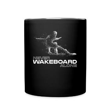 Wakeboarding Wakeboarder - Tasse einfarbig - Schwarz - Vorne
