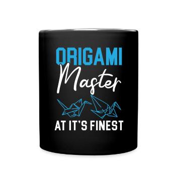 Des maîtres de l’origami au plus haut niveau du papier japonais - Mug uni - noir - Devant