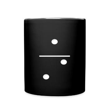 Domino Game Tile 1-2 - Drôle de costume de groupe - Mug uni - noir - Devant