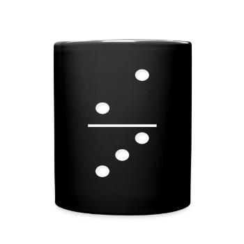 Domino Game Tile 2-3 - Funny Group Costume - Full Colour Mug - black - Front