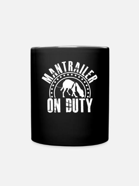 Mantrailing Search Dog Mantrailer - Mug uni - noir