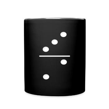 Domino Game Tile 3-2 - Drôle de costume de groupe - Mug uni - noir - Devant