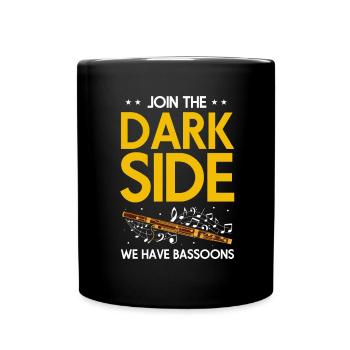 Bassoon Wind Instrument Design for Bassoonist - Full Colour Mug - black - Front