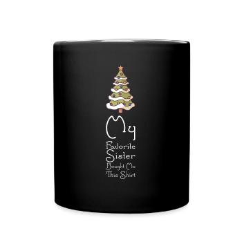 front 77391606848703095 - Tasse einfarbig - Schwarz - Vorne