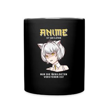front 37031645650896319 - Tasse einfarbig - Schwarz - Vorne