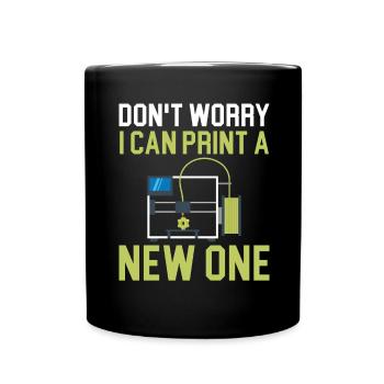 Don't worry, I can print new Machi - Full Colour Mug - black - Front