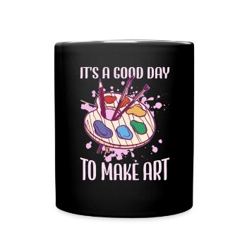 Professeur d’art Drôle de dicteur Cours d’art Cours d’art - Mug uni - noir - Devant