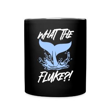 Marine mammals for orca watching and humpback whale - Full Colour Mug - black - Front