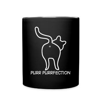Chat disant chat - Mug uni - noir - Devant