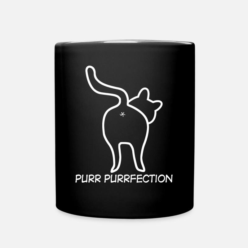 Chat disant chat - Mug uni - noir
