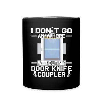 Elevator Inspector - Elevator Mechanic - Full Colour Mug - black - Front